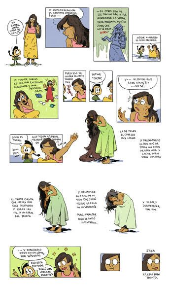 "Nada de chicos" — Personal comic by me